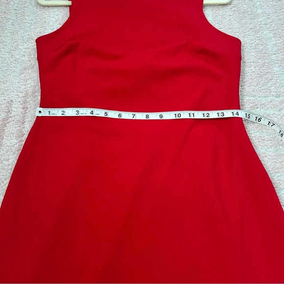 NWT LULUS Red Sleeveless Mini Dress Open Back Size Large - Picture 10 of 12